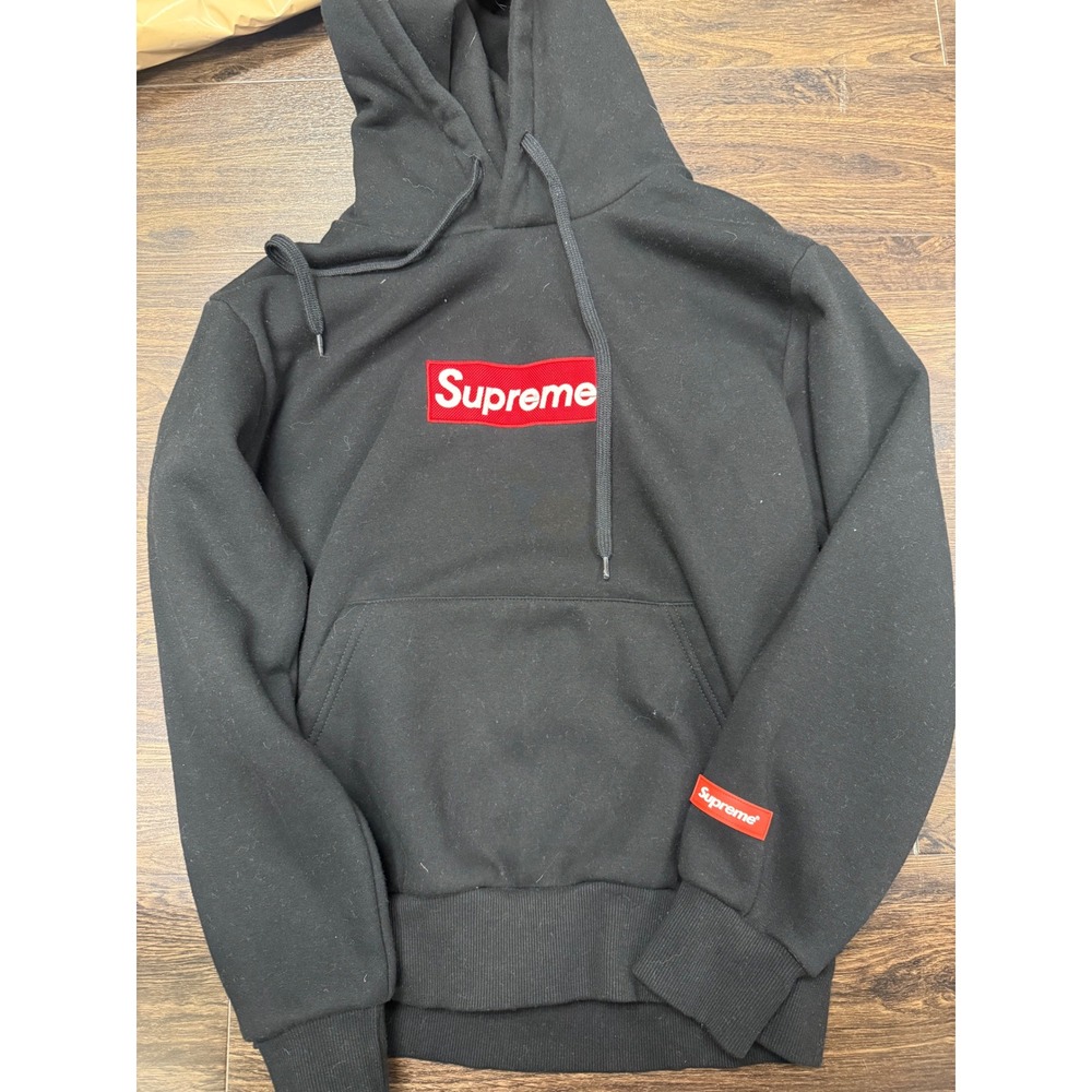Supreme Box Logo Hoodie (Black/Red)